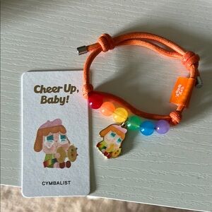 Cheer Up, Baby! Orange Bracelet by CYMBALIST